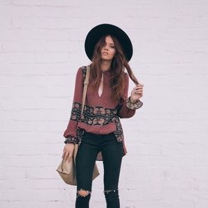 Changing Times Floral Print Tunic